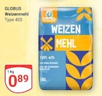 Weizenmehl im Angebot bei GLOBUS in Salzgitter Weizenmehl Angebote von Globus bei GLOBUS Salzgitter für 0,89 €