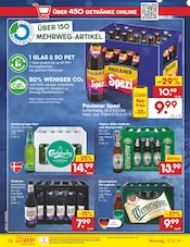 Paulaner spezi Angebote im Prospekt "Aktuelle Angebote" von Netto Marken-Discount auf Seite 27