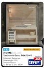 Traditionelle Sauna SHADOW L von HOME DELUXE im aktuellen ALDI SÜD Prospekt für 1.399,00 €