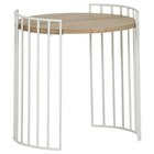 BEISTELLTISCH 43/42/45 cm Eiche massiv Weiß, Eichefarben rund von Landscape im aktuellen XXXLutz Prospekt für 89,00 €