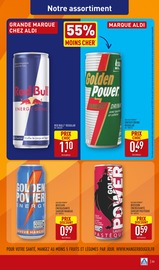 Red Bull Angebote im Prospekt "DE BONNES FÊTES À PRIX DISCOUNT." von Aldi auf Seite 33