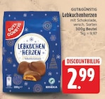Lebkuchenherzen von GUT&GÜNSTIG für 2,99 € bei EDEKA im Angebot Lebkuchenherzen von GUT&GÜNSTIG im aktuellen EDEKA Prospekt
