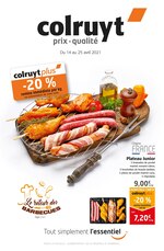 Catalogue Colruyt à Saint-Étienne, avec 16 pages Prospectus Colruyt à Saint-Étienne, "Tout simplement l'essentiel", 16 pages, 14/04/2021 - 25/04/2021