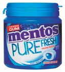 Chewing-gum pure fresh sans sucres x 55 dragées fresh mint au thé vert - MENTOS en promo chez Intermarché Chewing-gum pure fresh sans sucres x 55 dragées fresh mint au thé vert - MENTOS dans le catalogue Intermarché