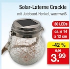 Solar-Laterne Crackle Angebote bei Zimmermann Garbsen für 3,99 €