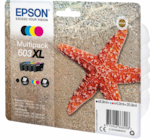 Pack de 4 cartouches d'encre 603XL Étoile de Mer - EPSON - Bureau Vallée à Montreuil Pack de 4 cartouches d'encre 603XL Étoile de Mer - EPSON en promo chez Bureau Vallée Montreuil à 70,90 €