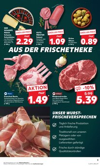 Rindfleisch im aktuellen Kaufland Prospekt (Mönchengladbach) Rindfleisch im Kaufland Prospekt "EXTRA-ANGEBOTE" mit 8 Seiten (Mönchengladbach)