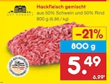 Hackfleisch gemischt bei Netto Marken-Discount im Karlsbad Prospekt für 5,49 €