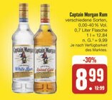 Captain Morgan Rum im Angebot bei E center in Weiden Captain Morgan Rum Angebote von Captain Morgan bei E center Weiden für 8,99 €