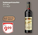 Aktuelle Radeberger Angebote bei GLOBUS in Leipzig Aktuelles Kräuterlikör Angebot bei GLOBUS in Leipzig ab 9,99 €