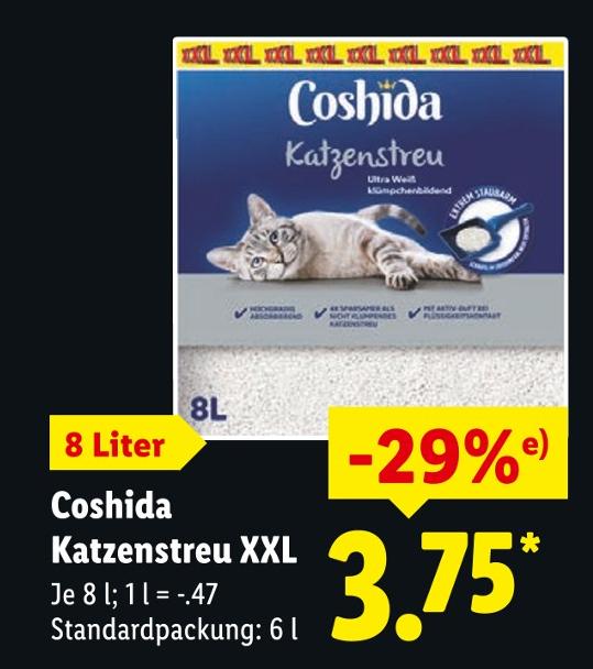 Katzenstreu XXL