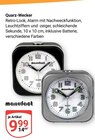 Quarz-Wecker im Angebot bei GLOBUS in Brühl Quarz-Wecker Angebote von manufact bei GLOBUS Brühl für 9,99 €