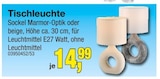 Tischleuchte im Angebot bei Die Möbelfundgrube in Mainz Tischleuchte Angebote bei Die Möbelfundgrube Mainz für 14,99 €