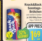 Sonntags-Brötchen Angebote von Knack&Back bei EDEKA Straubing für 1,69 €