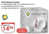 Frühstücks-Set Nola im Angebot bei GLOBUS in Braunschweig Frühstücks-Set Nola Angebote von OHO bei GLOBUS Braunschweig für 14,99 €
