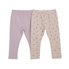 Lot 2 leggings bébé - TEX BABY en promo chez Carrefour Lot 2 leggings bébé - TEX BABY dans le catalogue Carrefour