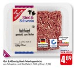 Hackfleisch gemischt Angebote von Gut & Günstig bei EDEKA Schwäbisch Hall für 4,89 €