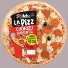La pizz chorizo - SODEBO - Intermarché Hyper à Poitiers La pizz chorizo - SODEBO en promo chez Intermarché Hyper Poitiers à 1,93 €