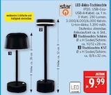 LED-Akku-Tischleuchte Schirm im Angebot bei Marktkauf in Erlangen LED-Akku-Tischleuchte Schirm Angebote von Star bei Marktkauf Erlangen für 9,99 €
