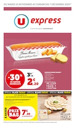 Catalogue Supermarchés de U Express à Saint-Macaire Prospectus U Express à Saint-Macaire, "U Express", 20 pages, 25/11/2025 - 07/12/2025