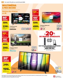 Offre TV Samsung dans le catalogue Carrefour du moment à la page 42