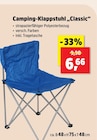 Camping-Klappstuhl Classic Angebote bei Thomas Philipps Göttingen für 6,66 €