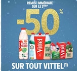 -50% de remise immédiate sur le 2ème sur tout Vittel à Intermarché dans Pont-Saint-Pierre