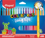 50% D'ÉCONOMIE<BR>SUR VOTRE COMPTE<CAGNOTTE> SUR LA GAMME DE FEUTRES DE COLORIAGE ET DE CRAYONS DE COULEUR - MAPED dans le catalogue Auchan Hypermarché