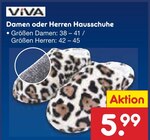 Damen oder Herren Hausschuhe im Angebot bei Netto Marken-Discount in Görlitz Damen oder Herren Hausschuhe Angebote von VIVA bei Netto Marken-Discount Görlitz für 5,99 €