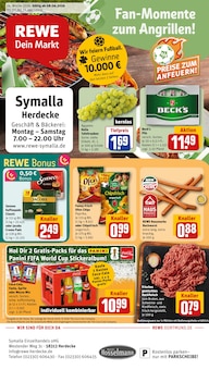 REWE Prospekt Dein Markt mit 30 Seiten