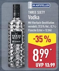 Vodka von Three Sixty im aktuellen ALDI Nord Prospekt