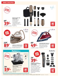 Prix et réduction Aspirateur dans le prospectus Auchan Hypermarché en cours Offre Aspirateur dans le catalogue Auchan Hypermarché du moment à la page 14