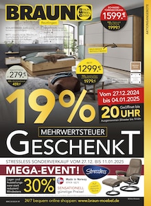 Kleiderschrank im BRAUN Möbel-Center Prospekt "19% MEHRWERTSTEUER GESCHENKT!" mit 22 Seiten (Reutlingen)