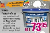 Silikon-Fassadenfarbe im Hornbach Prospekt Silikon-Fassadenfarbe von im aktuellen Hornbach Prospekt für 73,95 €