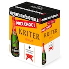 Vin mousseux "Prix Choc" - KRITER - Carrefour à Marly-le-Roi Vin mousseux "Prix Choc" - KRITER en promo chez Carrefour Marly-le-Roi à 21,50 €