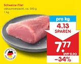 Schweine-Filet im Angebot bei Netto Marken-Discount in Delmenhorst Schweine-Filet Angebote bei Netto Marken-Discount Delmenhorst für 7,77 €