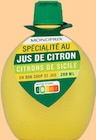 Promo Jus de citron à 0,99 € dans le catalogue Monoprix à Saint-Offenge-Dessus
