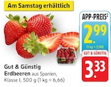 Erdbeeren Angebote von Gut & Günstig bei EDEKA Speyer für 2,99 €