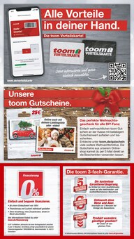 Weihnachtsangebote im toom Baumarkt Prospekt "Respekt, wer's selber macht." mit 18 Seiten (Mönchengladbach)
