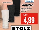 Damen-Stulpe im Angebot bei Kaufhaus Stolz in Greifswald Damen-Stulpe Angebote von Schäfer bei Kaufhaus Stolz Greifswald für 4,99 €