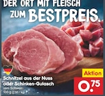 Schnitzel aus der Nuss Angebote bei Netto Marken-Discount Kaufbeuren für 0,75 €
