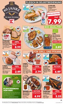 Schweinefleisch im Kaufland Prospekt "KNÜLLER" mit 52 Seiten (Karlsruhe)