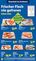 Lidl Lachs im Prospekt 