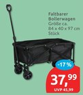 Faltbarer Bollerwagen im aktuellen budni Prospekt