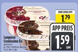 Cremissimo Eis im EDEKA Prospekt Cremissimo Eis von Langnese im aktuellen EDEKA Prospekt für 1,59 €
