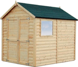 Aktuelles Holz-Gartenhaus „Blockhaus“ Angebot bei Hornbach in Mannheim ab 499,00 €