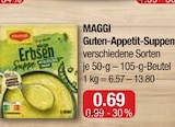Guten-Appetit-Suppen im V-Markt Prospekt Guten-Appetit-Suppen von MAGGI im aktuellen V-Markt Prospekt für 0,69 €