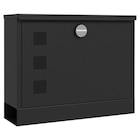 HOMCOM Briefkasten schwarz B/H/L: ca. 11,5x36,5x29 cm für 32,99 € bei POCO im Angebot HOMCOM Briefkasten schwarz B/H/L: ca. 11,5x36,5x29 cm im aktuellen POCO Prospekt