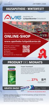 Aktueller AVIE Apotheke am Luitpoldcenter Prospekt (Dinkelsbühl, 6 Seiten zum blättern AVIE Apotheke am Luitpoldcenter Prospekt Aktuelle Angebote mit 6 Seiten