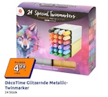 Glitzernde Metallic-Twinmarker im Angebot bei Action in Göttingen Glitzernde Metallic-Twinmarker Angebote von DécoTime bei Action Göttingen für 4,99 €